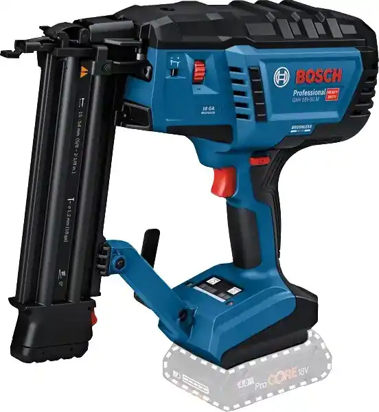 Bosch Bleu 0601482400 GNH 18V-50 Professional Accu Bradtacker 18G 18V excluant batteries et chargeur