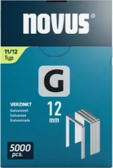 Novus 042-0768 Pas avec du fil plat G 11/12mm (5.000 pièces)