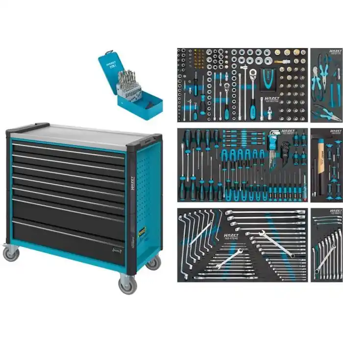 Hazet 179NXXL-7/343 Chariot à outils rempli 343 pièces + accessoires