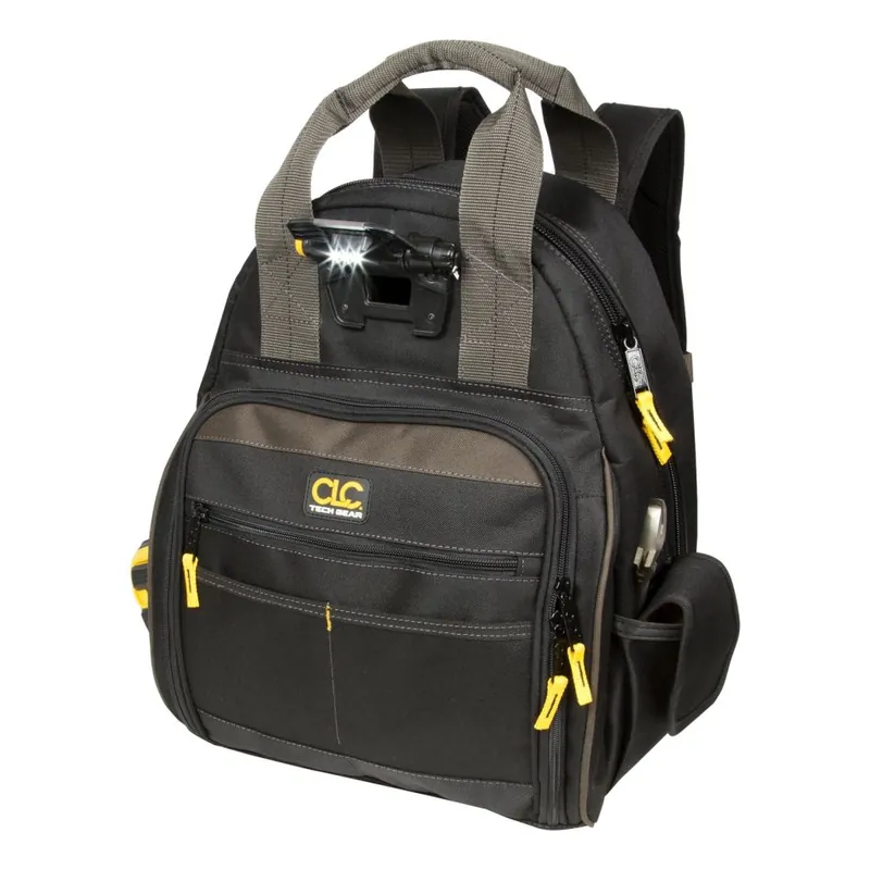 CLC Work Wear CL100L255 Sac à dos à outils Tech Gear LED