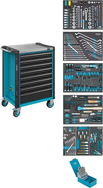 Hazet 179NX-8/252 Chariot à outils rempli de 252 pièces