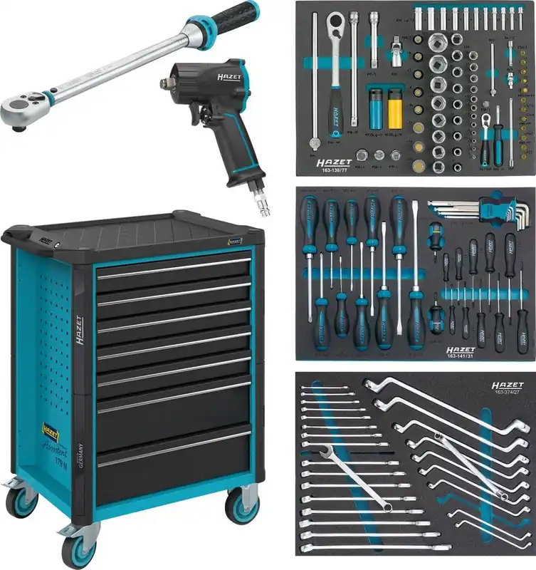 Hazet 179N-7/137 Chariot à outils rempli de 137 pièces