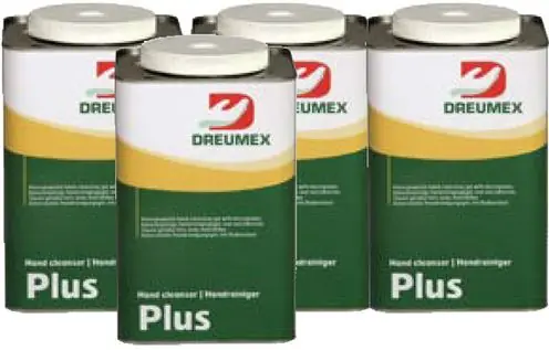 Dreumex PLUS4packblik 4-PACK - Nettoyant pour les mains Plus Bidon 4 x 4,5 litres