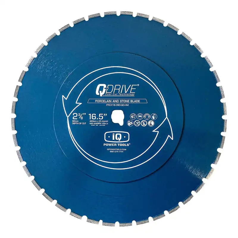 iQ Power Tools PRCX16-090-QD-HM Q-Drive Lame de scie diamantée 420mm Porcelaine et granit