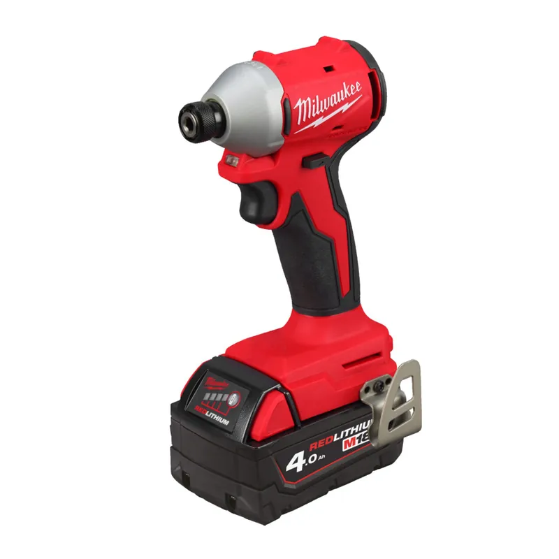 Milwaukee 4933492840 BLIDRC-402C Tournevis à percussion 1/4 po 18 Volt 4.0 Ah