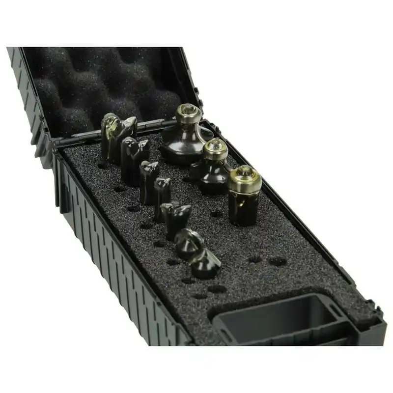 HIKOKI Accessoires 754193 Jeu de fraises 8 mm 10 pièces