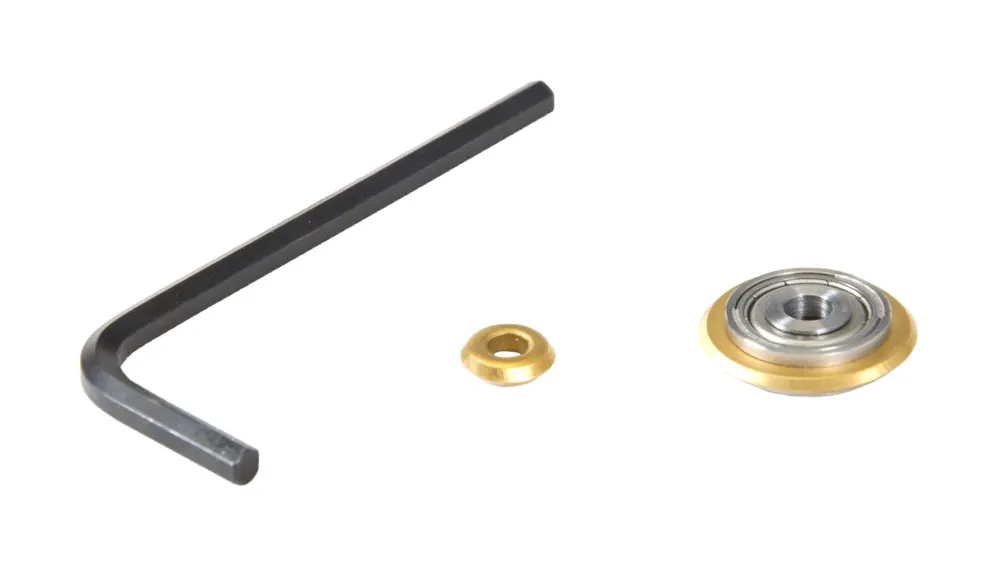 Rodia 65.12.026 Molette de coupe Ø 22 mm Titane avec roulement à billes pour Raptor