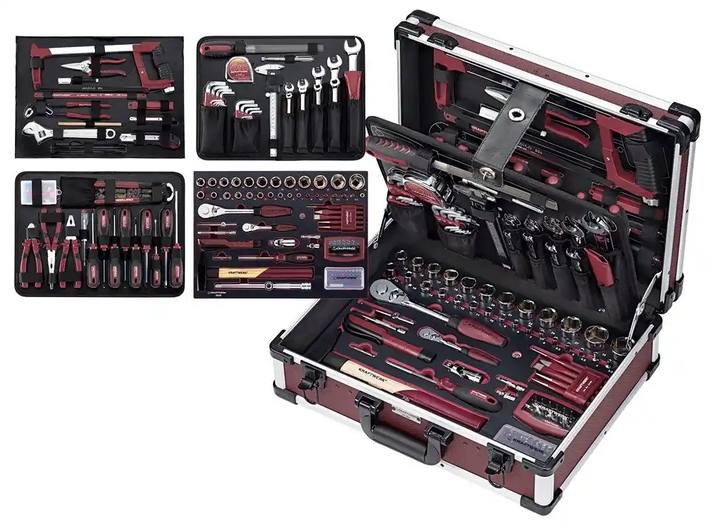 Kraftwerk 3948 Coffre à outils rempli 263 pièces