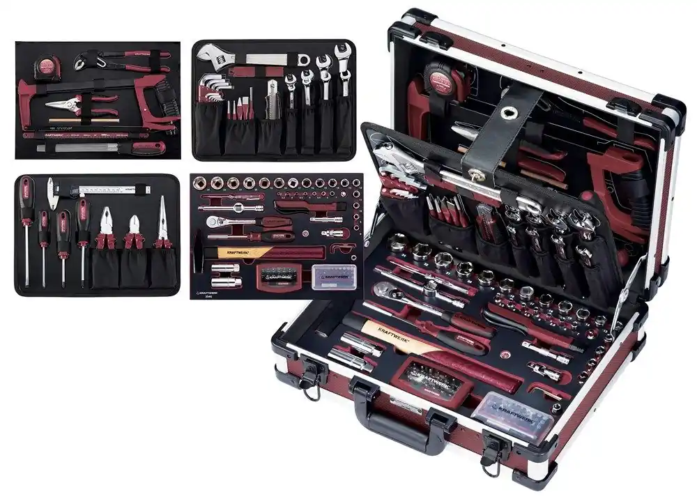 Kraftwerk 3946 Mallette à outils remplie 151 pièces