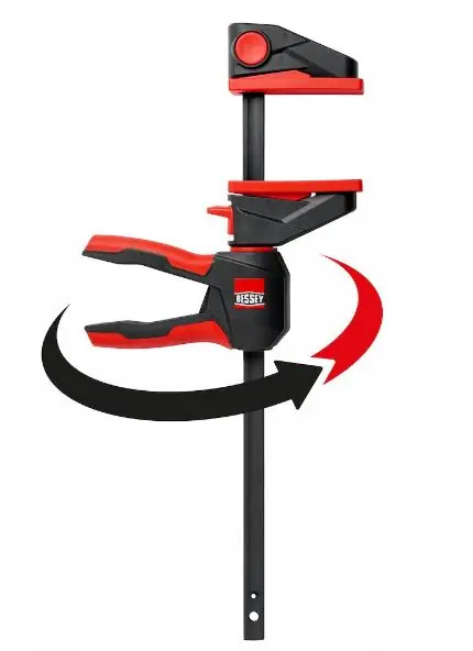 Bessey EZ360-60 Pince à colle à une main avec poignée rotative 600 mm