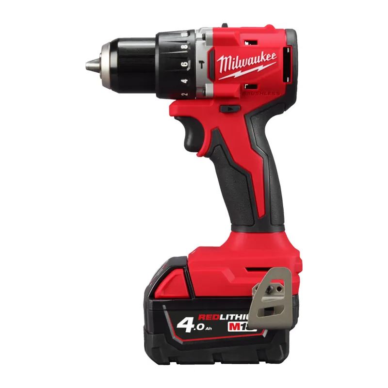 Milwaukee 4933492824 M18 BLPDRC-402C Perceuse à percussion sans fil 18V 4.0Ah Li-Ion