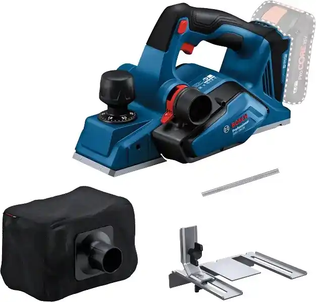 Bosch Bleu 06015B5001 GHO 18V-26 Raboteuse professionnelle sans fil sans piles ni chargeur