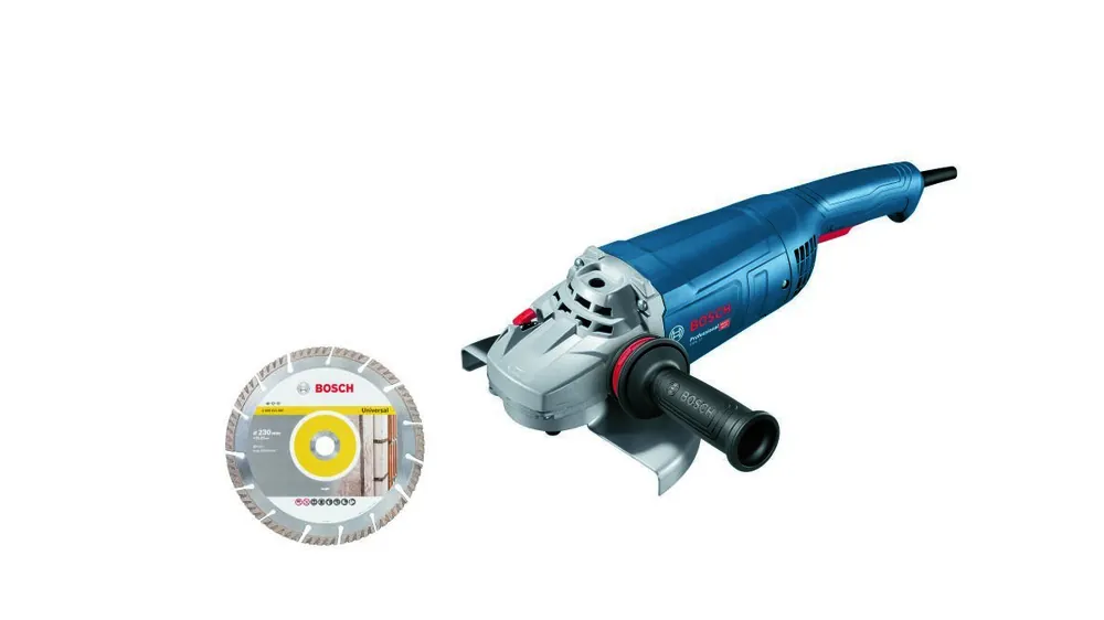 Bosch Bleu 06018C1301 GWS 22-230 J Meuleuse d‘angle en coffret avec disque diamanté