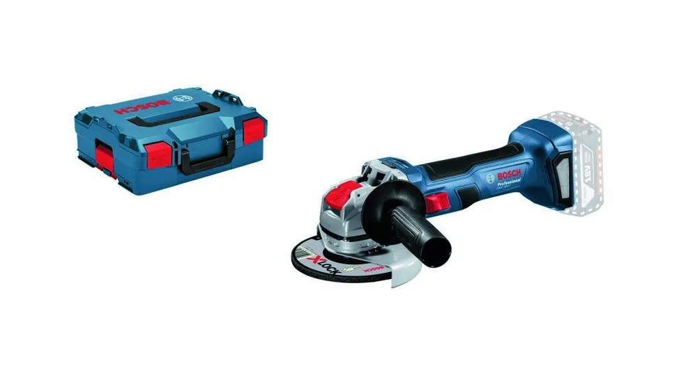 Bosch Bleu 06019H9104 GWX 18V-7 meuleuse d‘angle sans fil 115mm excl. batteries et chargeur en L-BOXX