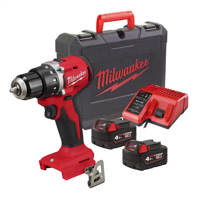 Milwaukee 4933492834 BLDDRC-402C Perceuse-visseuse sans fil 18V 4.0Ah Li-Ion