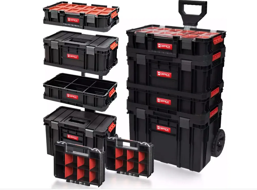 QBrick Z252597PG002 Deux Chariot à outils 6 pièces