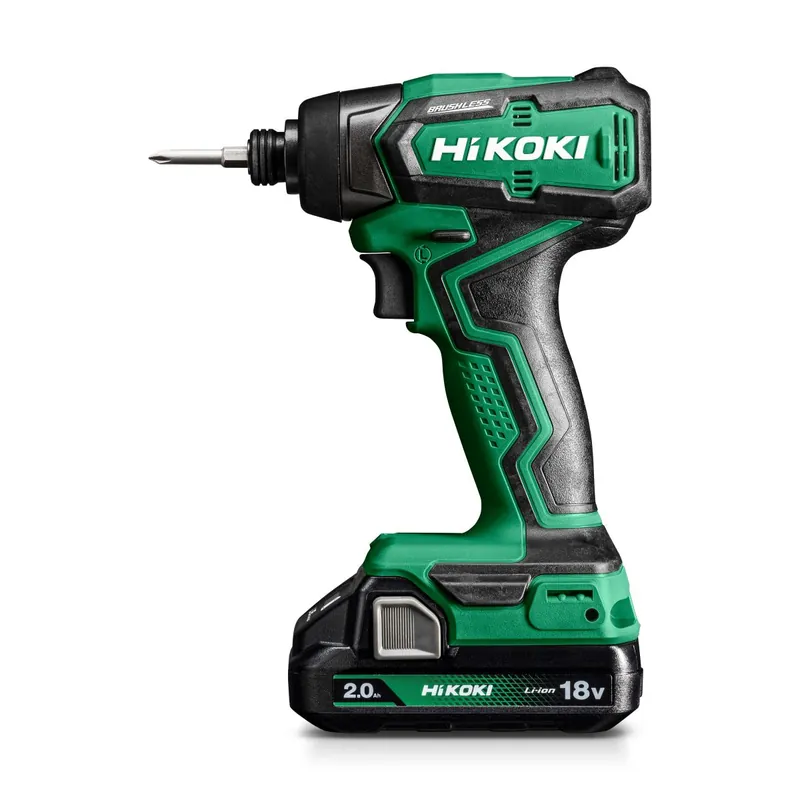 HIKOKI WH18DDWRZ Visseuse à chocs Accu 18V - 140 Nm - 1/4" - En mallette HSC II. Incluant 2 batteries BSL1820M et un chargeur.