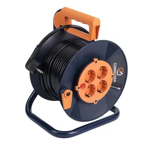 Connectra 47.534.10 Enrouleur de câble XPN - 25m - H05VV-F - 3 G 1.5 mm²