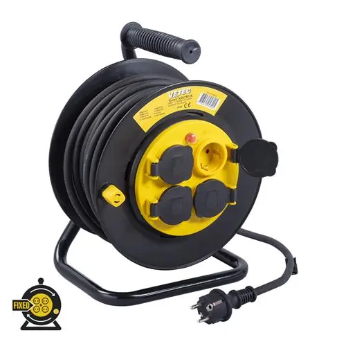 Vetec 47.426.25 Enrouleur de câble Tenso FIX - 25m - H07RN-F - 3 G 1.5 mm²