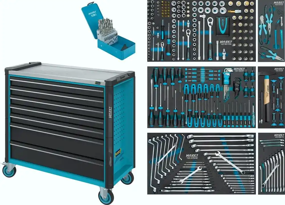 Hazet 179NXXL-7/340 Chariot à outils rempli de 340 pièces