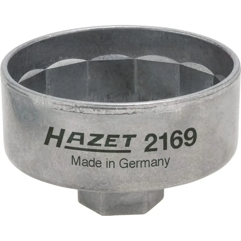 Hazet 2169 Clé pour filtre à huile 3/8 SW74