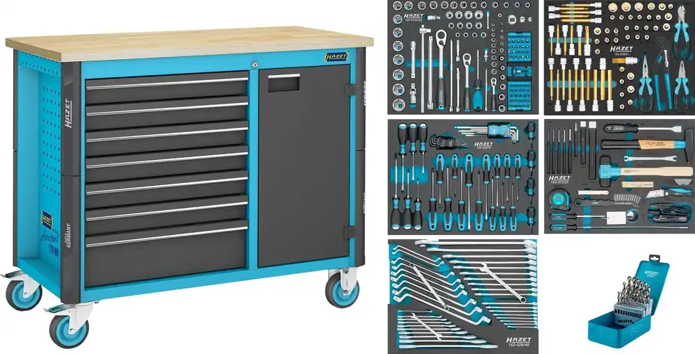 Hazet 179NW-7/314 Chariot à outils rempli 314 pièces