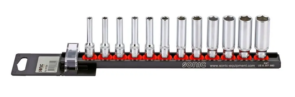 Sonic 101204 Jeu de douilles 1/4 6-Cut L
