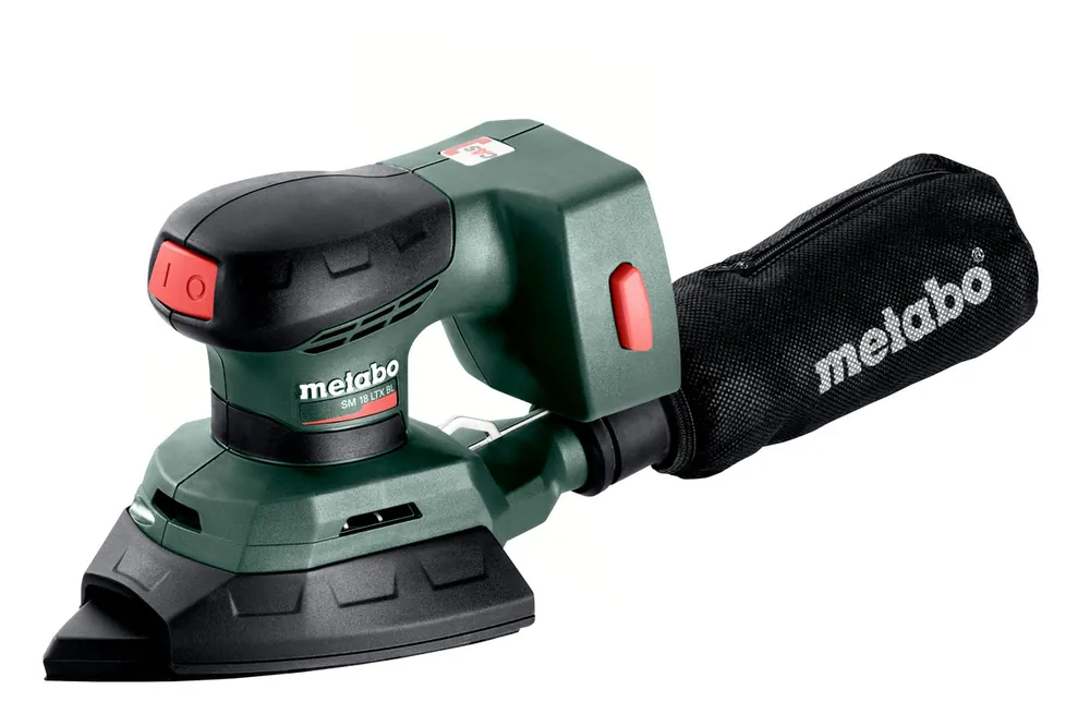 Metabo 602089840 SM 18 LTX BL ponceuse sans fil 18 volts excl. batteries et chargeur dans Metabox 215