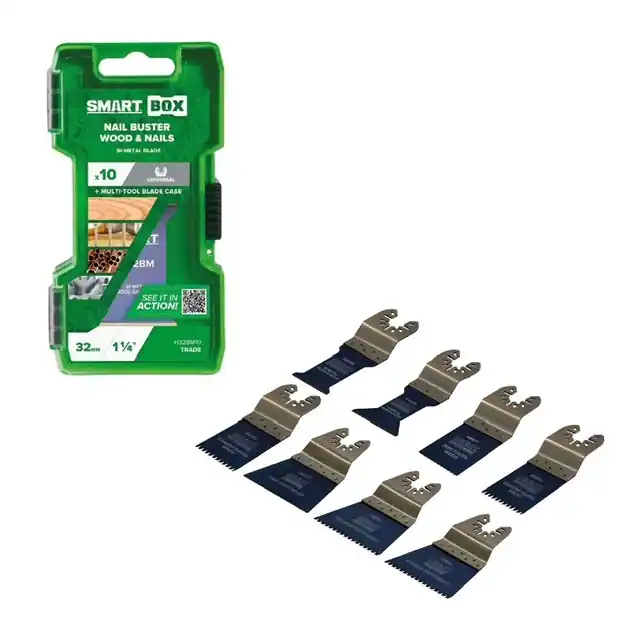Toolnation H8MAK-LB UN TRA 8pcs Assortiment de lames de scie pour outils multiples
