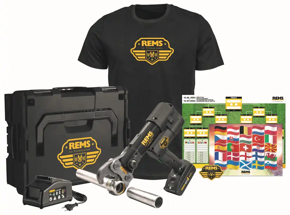 Rems 576063 RLE Akku-Press E 22V ACC Limited Edition 2024 Presse de précision en L-Boxx