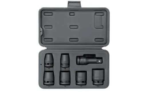 Gedore 3437426 K 19-007 Jeu de clés à chocs 1/2" 7 pièces 10-24 mm