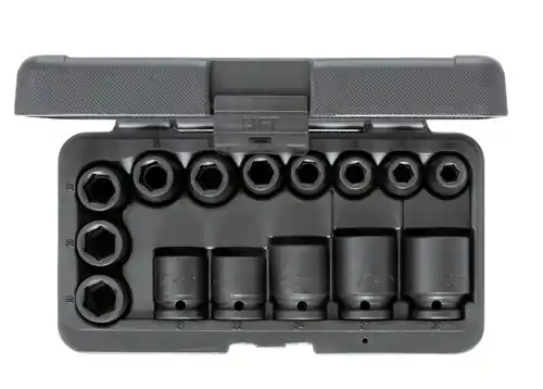 Gedore 3459187 K 19-015 Jeu de clés à chocs 1/2" 15 pièces