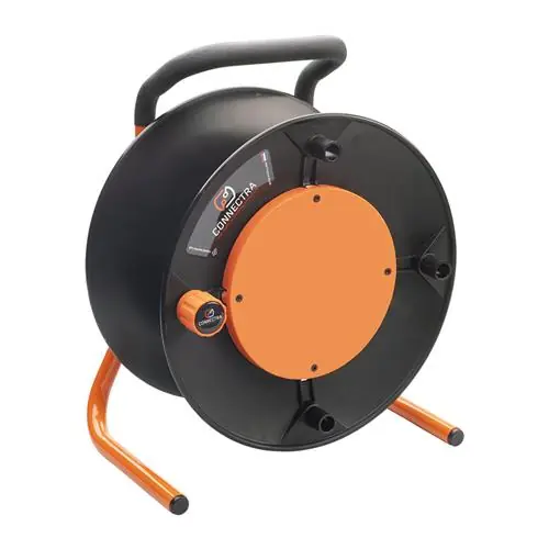 Connectra 47.869.40 Enrouleur de câble EXPERT PRO avec plastron aveugle sans câble