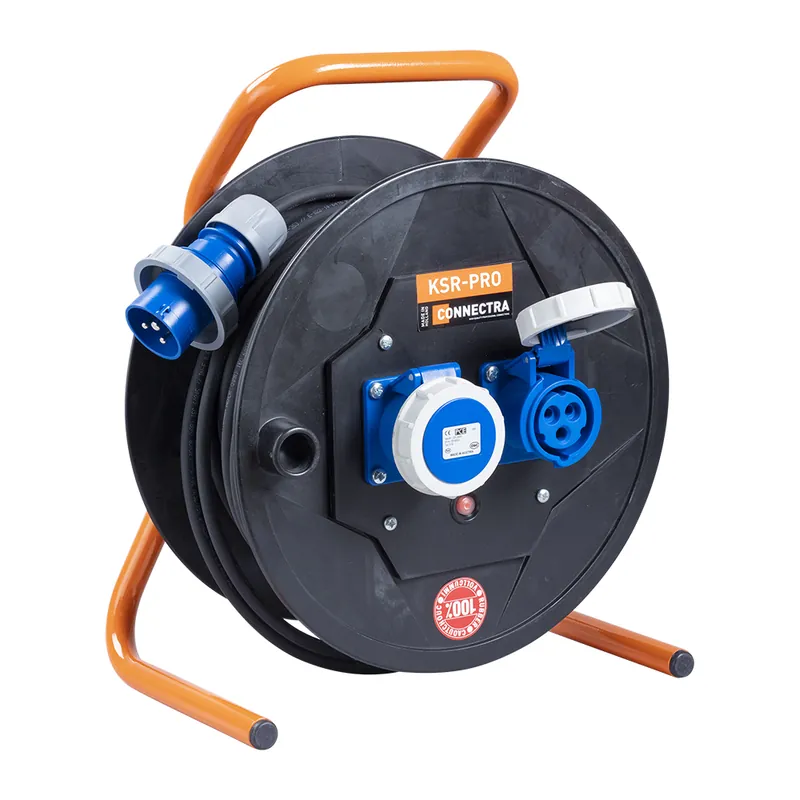 Connectra 47.041.30 Enrouleur de câble KSR Pro CEE IP67 - 25m - H07RN-F - 3 G 1.5 mm²