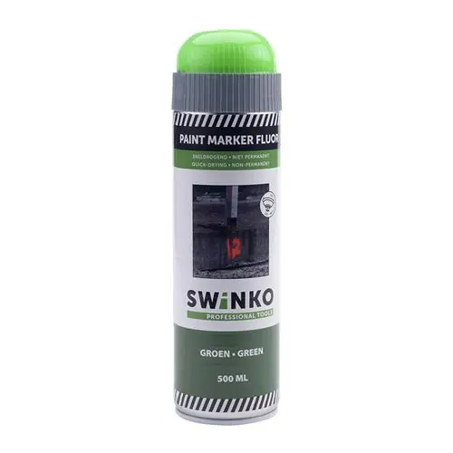 Swinko 24.001.06 Peinture de marquage Marqueur à peinture 500 ml - vert fluorescent