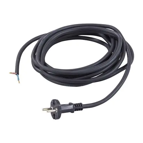 Vetec 40.380.01 Câble de raccordement néoprène 5m - H07RN-F - 2 x 1.0 mm² - EUR 6 contour plug