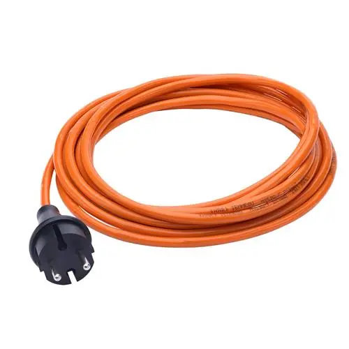 Connectra 40.380.61 Câble de raccordement PUR 5m - H05BQ-F - 2 x 1,0 mm² - orange