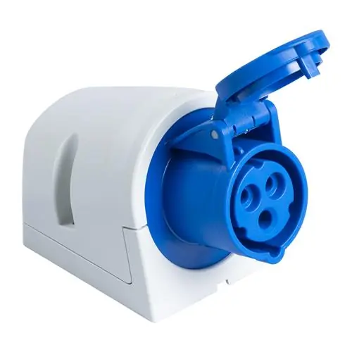 PCE 43.000 WCD en saillie CEE 16A - 230V - 3P - IP44 - 6h - bleu