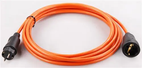 Connectra 40.750.65 Rallonge PUR 10m - H07BQ-F - 3 G 2,5 mm² - orange