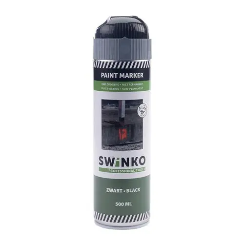 Swinko 24.001.08 Peinture de marquage Marqueur à peinture 500 ml - noir