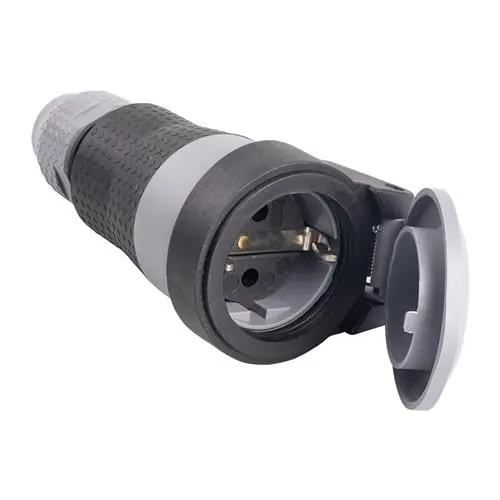 ABL 46.249 Connecteur plastique/caoutchouc - 10/16A - IP54 - RA avec couvercle