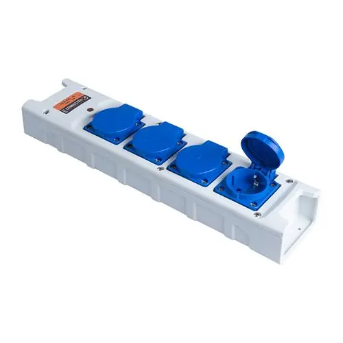 Connectra 46.477.00 Bloc de contact en nylon 4 gang sans câble