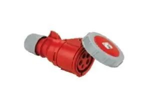 PCE 42.042 Fiche de couplage CEE 32A - 400V - 5P - IP67 - 6h - rouge