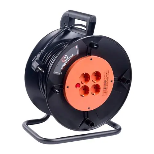Connectra 47.535.50 Enrouleur de câble XPN.1 - 50m - H05VV-F - 3 G 1.5 mm²