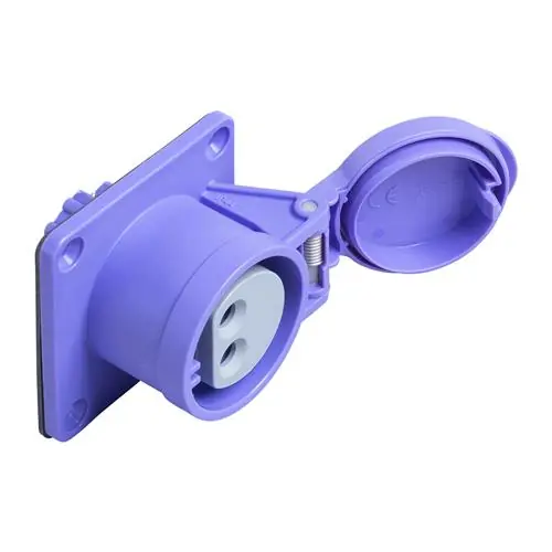 PCE 44.105 WCD encastré CEE 16A - 24V - 2P - IP44 - violet