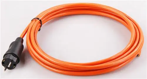 Connectra 40.440.65 Câble de raccordement PUR 5m - H07BQ-F - 3 G 2,5 mm² - orange