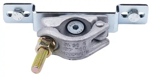 Eurolux 70.025.03 Pince d‘échafaudage pour luminaires 2 fentes M10 - 135 à 205 mm