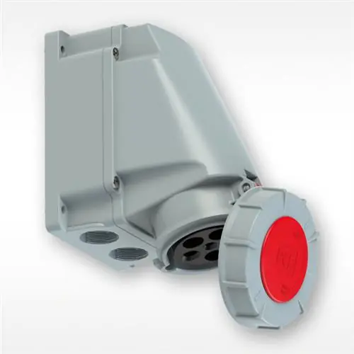 PCE 43.080 WCD en saillie CEE 125A - 400V - 5P - IP67 - 6h - rouge