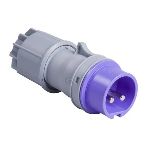 PCE 41.105 Fiche CEE 16A - 24V - 2P - IP44 - violet