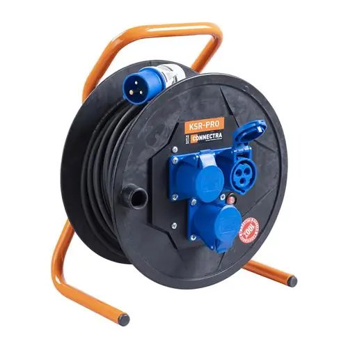 Connectra 47.048.25 Enrouleur de câble KSR Pro CEE - 25m - H07RN-F - 3 G 1.5 mm²